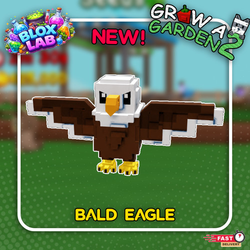 Grow garden bald eagle - a,