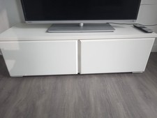  TV Bench High Gloss White -