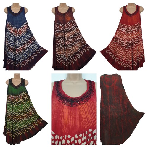 Boho batik dress tunic summer - batik,