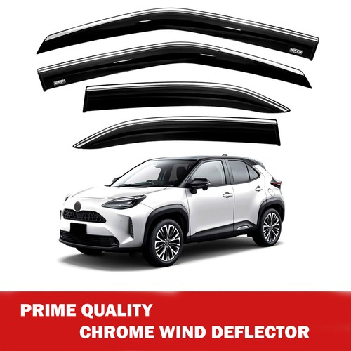 Chrome window wind deflector - chrome,