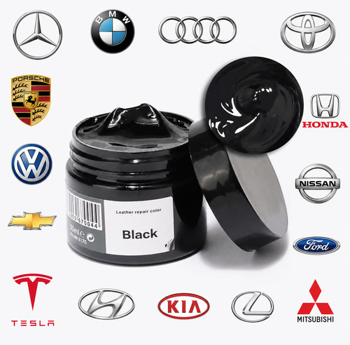 Leather vinyl black paint - vinyl, dye