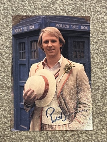 Doctor who autograph - doctor, card
