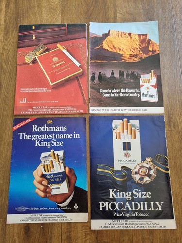 Vintage cigarette adverts - vintage,