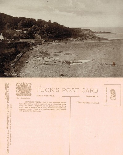 Vintage postcard heysham - vintage,