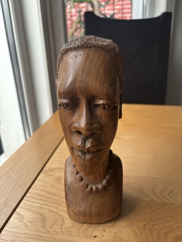 Signed tigere african - t., wood