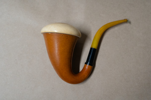 Vintage calabash tobacco pipe - calabash,