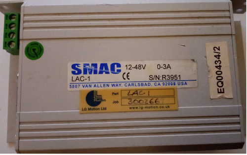 Used smac lac servo motor - lac-1,