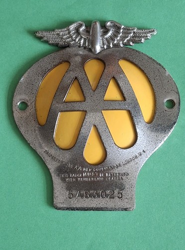 Vintage car badge - badge, 1957-1959