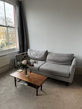 Grey Three Seater Sofa