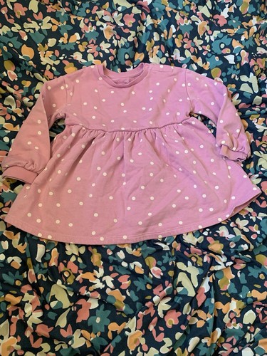 Girls pink white polka - girls, pink/white