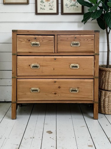 Vintage solid pine campaign - solid,