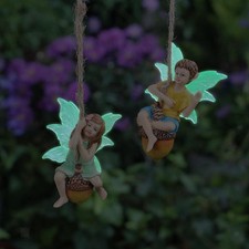 2Pcs Hanging Fairy Garden