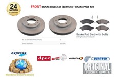 FRONT BRAKE DISCS and PADS SET