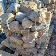 Glacier boulders medium - glacier, beige