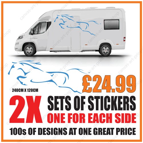 Motorhome graphics caravan - motorhome,