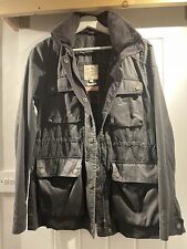 Fat Face Black Phantom Size 10 Sussex Wax Jacket - Excellent Condition