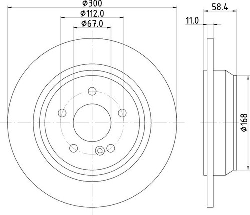 Mintex discs rear - 2x,