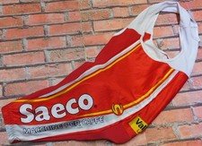 Saeco Cannondale Worn Conte Jersey Body Bike Cycling Bib-Shorts