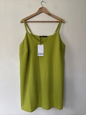 Yours Chartreuse Green V Neck