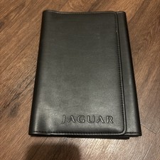 GENUINE JAGUAR DOCUMENT WALLET OWNERS MANUAL HANDBOOK LEATHER STYLE FOLDER
