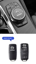 2x Nissan Car Badge 15mm