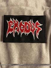 Exodus Patch Bands badges Sew on Embroidered Patch Rock Punk Battle Jacket Metal