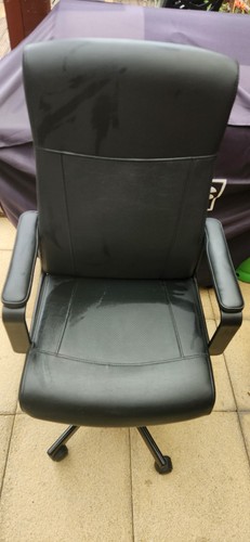 Ikea millberget high - black, pu