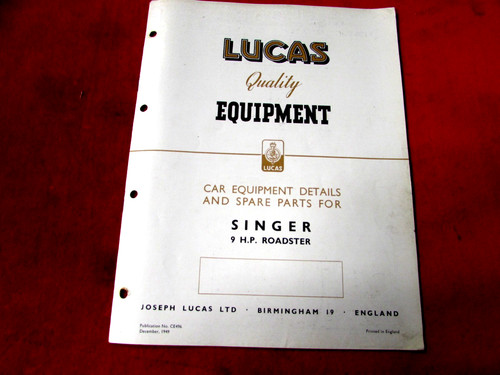 Singer roadster 1949 - singer,