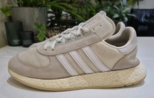 ADIDAS MARATHON X 5923 ORIGINALS. MENS SIZE 9 UK TRAINERS. SAND/WHT *2018*