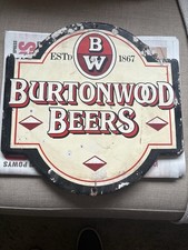 Vintage Wooden Pub Sign.