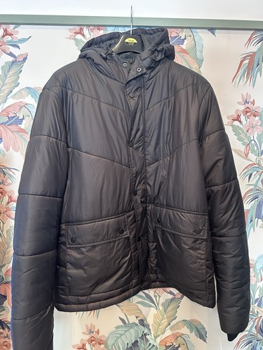 883 police black puffer jacket - police,