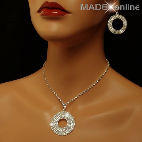 Set necklace silver - necklace, plated