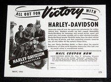 1942 OLD WWII MAGAZINE PRINT