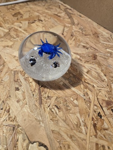 Art glass paperweight - glass,