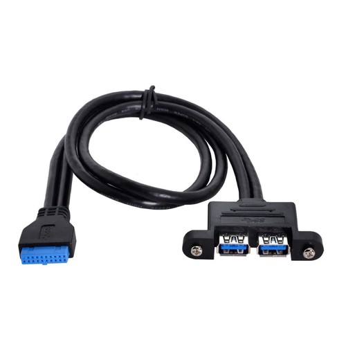 Usb dual port 20pin cable - usb,