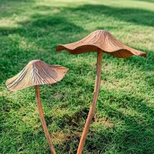 2pcs handmade mushroom garden - handmade,