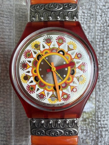 New swatch watch - swatch, curry