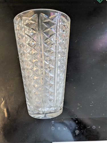Waterford clear crystal - clear, vase