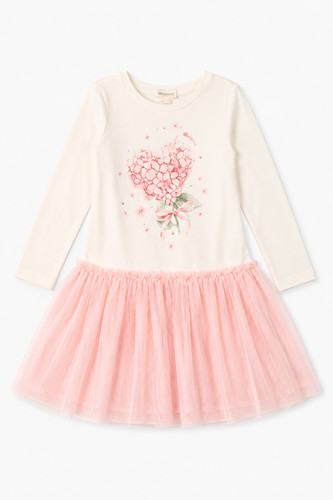 Monnalisa baby girl dress pink - dress,