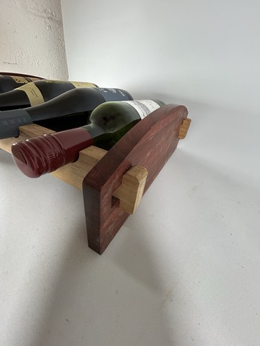 Padauk and oak bottle - padauk,