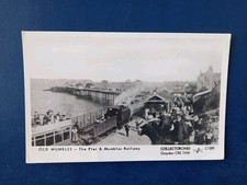 Postcard Old Mumbles The Pier & Mumbles Railway Swansea Wales Collectorcard