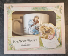 Wedgwood Mrs. Tiggy-Winkle Cup Mug Beatrix Potter Rare Original Windowed Box