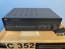 NAD C352 Integrated Amplifier complete with original box, manual and remote