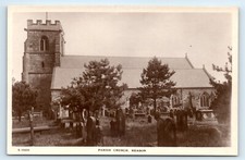 POSTCARD RUABON - PARISH CHURCH - RPPC KINGSWAY RPPC WHS SERIES