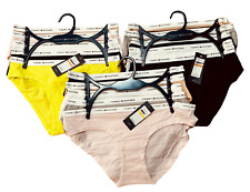 Womens TOMMY HILFIGER Cotton Bikini Panties Underwear Brief Assorted Color  5Pk