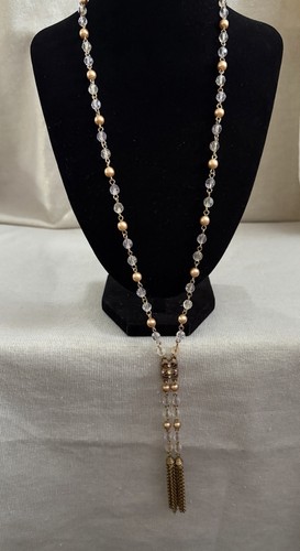 Vintage 1928 tassel - vintage, necklace