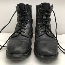 Solovair Black Greasy 8 Eye