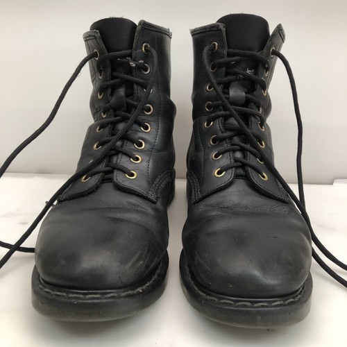 Solovair black greasy - black, 8