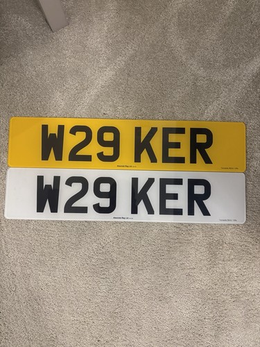 Private reg number plate - reg,