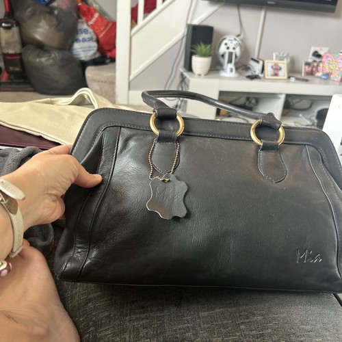 Leather handbag bcbg - leather, paris